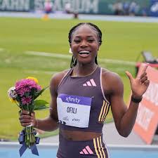 22-Year-Old Port Harcourt-Born Athlete Favour Ofili Shatters Women’s 150m World Record in Atlanta