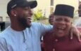 Davido Shares Special Mealtime Moment with Highlife Icon Bright Chimezie