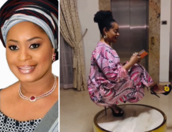 Former Ogun State First Lady, Funsho Amosun, Joins the Viral Nicki Minaj Challenge
