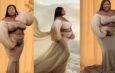 Actress Georgina Ibeh welcomes first child, shares stunning maternity photos