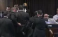 Commotion Erupts as Men Rush at Donald Trump During Speech in Israeli Parliament