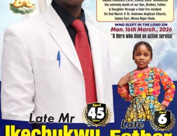 Fire kills father, 6-year-old daughter in Minna