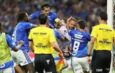 23 players receive red cards in mass brawl during Brazilian football match