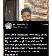 “Nigerian men today fight more for submission than for building a real home” — Businessman replies Yul Edochie