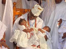 Ooni of Ife and Olori Mariam welcome a set of twin boys