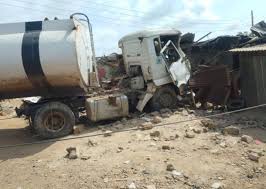 Tanker crashes into house, kills woman and her 10-year-old grandson in Suleja