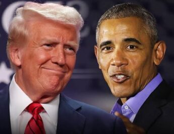 Donald Trump compares old photo of himself to teenage Barack Obama