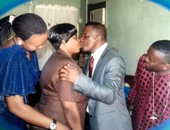 See the Beautiful Moment Chiwetalu Agu and His Wife Recreated Their Court Wedding Photos for Her Birthday
