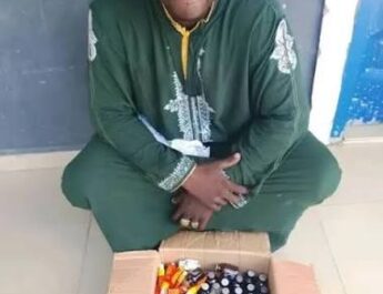 Suspected drug dealer nabbed with 64 bottles of “Suck and Die” in Bauchi